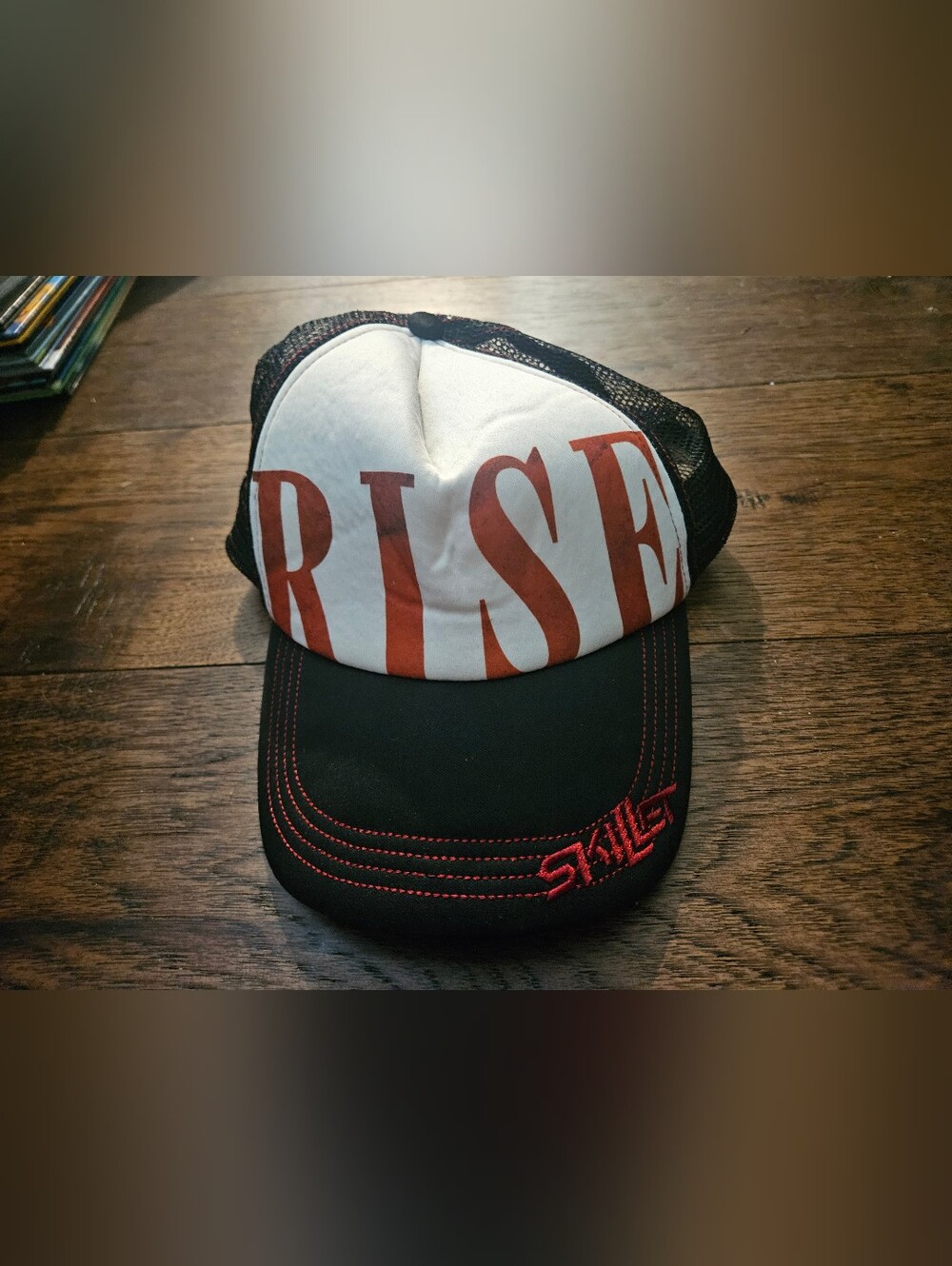 Skillet "Rise" Hat SnapBack Trucker Hat Adjustable Used Condition One Size.